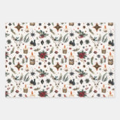 ユール（キリスト降誕祭）,異教のノルディックホリデイ ラッピングペーパーシート (正面3)