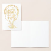 ユール（キリスト降誕祭）異教の女神 箔カード (ディスプレー)