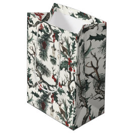 ユール（キリスト降誕祭）異教の，北欧，至，冬，クリスマス ミディアムペーパーバッグ