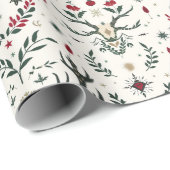 ユール(キリスト降誕祭)異教の,北欧,至,冬,クリスマス ラッピングペーパー (ロールコーナー)