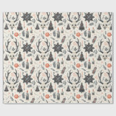 ユール(キリスト降誕祭)異教の,北欧,至,冬,クリスマス ラッピングペーパー (フラット)