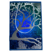 ユール（キリスト降誕祭）銀木抱き枕 ミディアムペーパーバッグ (正面)