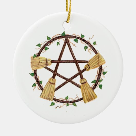 ユール（キリスト降誕祭） 2010年 セラミックオーナメント (正面)