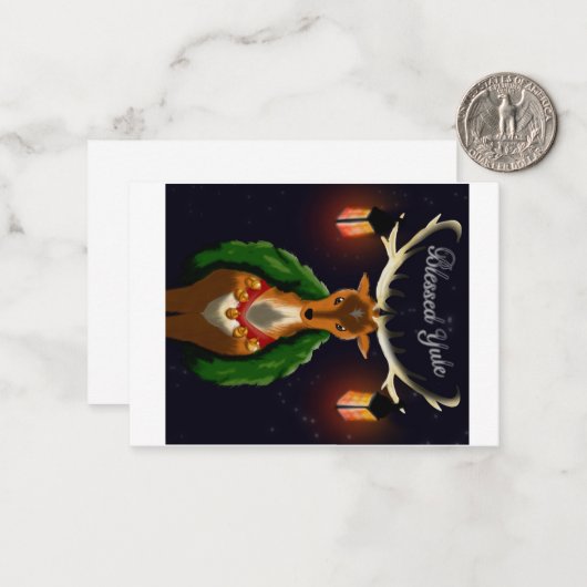 ユール ノートカード (正面/裏面インサイチュ)