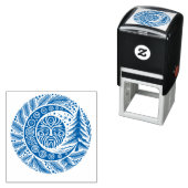 ユール　冬至　グリーンマン セルフインキングスタンプ (インサイチュ)