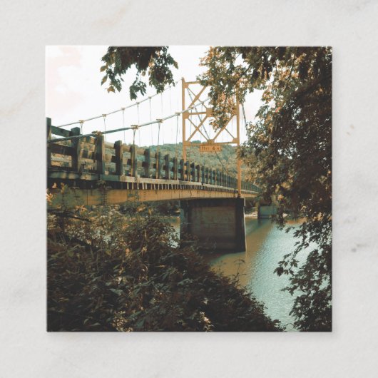 ユーレカのビーバーブリッジ春 スクエア名刺 (正面)