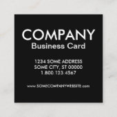 ユーレカのビーバーブリッジ春 スクエア名刺 (裏面)