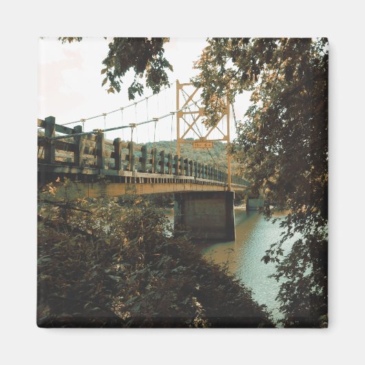 ユーレカのビーバーブリッジ春 マグネット (正面)