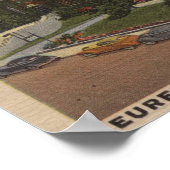 ユーレカインホテルビューインユーレカ，カリフォルニア ポスター (角)