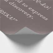 ユーレカ定義アルキメデス原理科学 ラッピングペーパー (角)