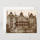 ユーレカ春アーカンサスクレセントホテルヴィンテージ ポストカード (正面/裏面)