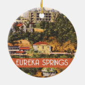 ユーレカ春アーカンソーヴィンテージイラストレーション セラミックオーナメント (裏面)
