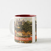 ユーレカ春アーカンソーヴィンテージイラストレーション ツートーンマグカップ (正面左)