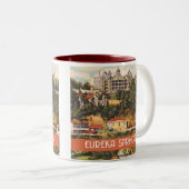 ユーレカ春アーカンソーヴィンテージイラストレーション ツートーンマグカップ (正面右)