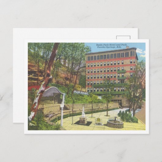 ユーレカ春アーカンソーヴィンテージベイスンパーク ポストカード (正面/裏面)