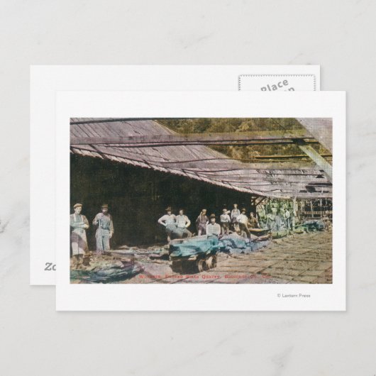 ユーレカ石板採石場 ポストカード (正面/裏面)