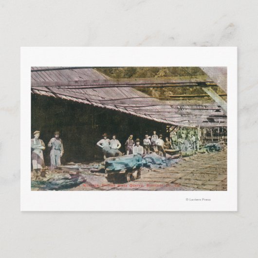 ユーレカ石板採石場 ポストカード (正面)