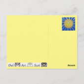 ユーレサンフクロウ ポストカード (裏面)