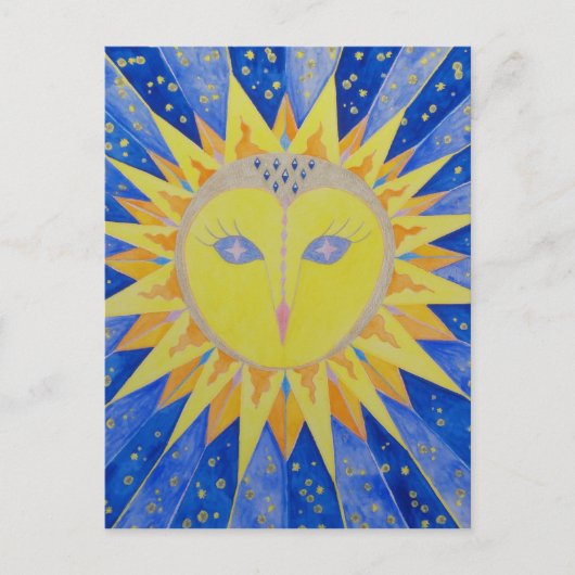 ユーレサンフクロウ ポストカード (正面)