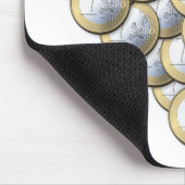 ユーロコイン – ハートパターン – mousepad マウスパッド (コーナー)