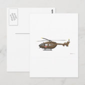 ユーロコプターUH-72ラコタ ポストカード (正面/裏面)