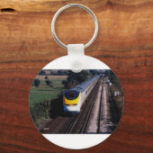 ユーロスター旅客列車 キーホルダー (正面)