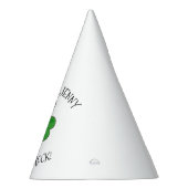 ユーロックグリーンシャムロッククローバーおめでとう パーティーハット (右)