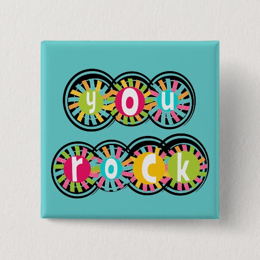 ユーロック 缶バッジ (正面)