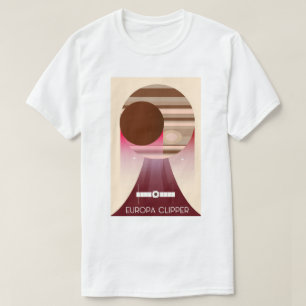 ユーロパのクリッパーの宇宙の芸術 Tシャツ