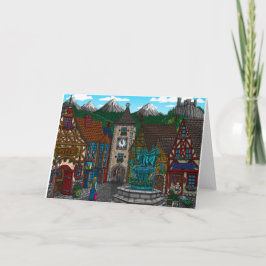 ユーロパの挨拶状への捧げ物 カード