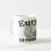 ユーロパの氷の魚釣りのチーム コーヒーマグカップ (正面左)