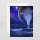 ユーロパジュピタームーン宇宙アート ポストカード (正面/裏面)
