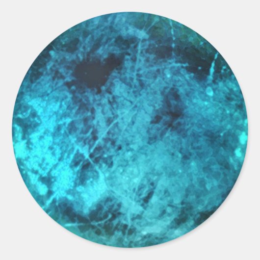 ユーロパ塩性放射性表面イラストレーション ラウンドシール (正面)