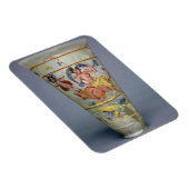 ユーロパ色彩の鮮やかとを描いた飾り付き花瓶 マグネット (右側)