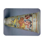 ユーロパ色彩の鮮やかとを描いた飾り付き花瓶 マグネット (横)