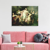 ユーロパ運ーが木星に近づく キャンバスプリント (インサイチュ (リビング))