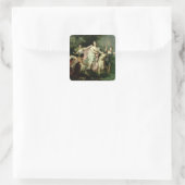 ユーロパ運ーが木星に近づく スクエアシール (バッグ)