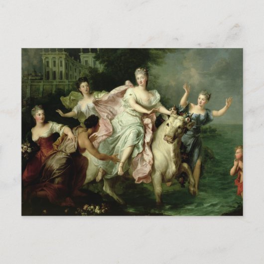 ユーロパ運ーが木星に近づく ポストカード (正面)