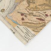 ユーロパ-ヨーロッパの地質地図 フリースブランケット (角)