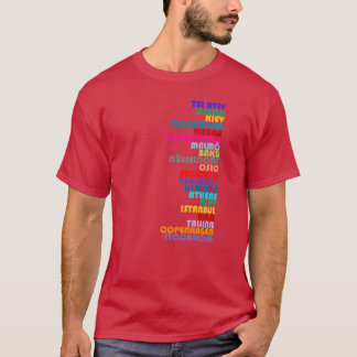 ユーロビジョン ホストシティ リトロ Tシャツ