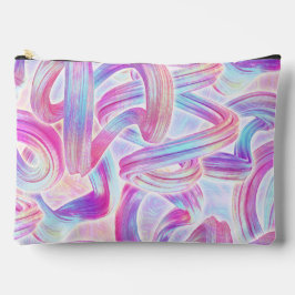 ユーロビートhoorave – ピンクとブルー： アクセサリーポーチ