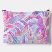 ユーロビートhoorave – ピンクとブルー: アクセサリーポーチ (裏面)