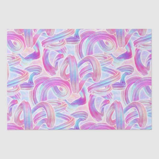 ユーロビートhoorave – ピンクとブルー: 薄葉紙 (正面)