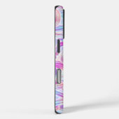 ユーロビートhoorave – ピンクとブルー： Case-Mate iPhoneケース (裏面 / 右)