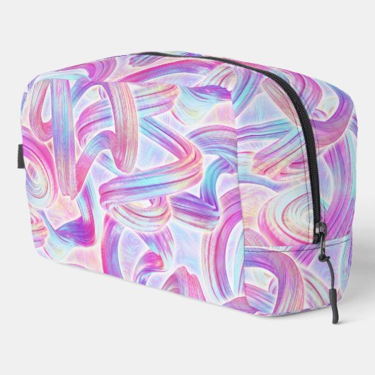 ユーロビートhoorave – ピンクとブルー： Get-Ready Bag ドップキット (右コーナー)