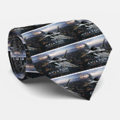 ユーロファイター台風戦闘機ジェット ネクタイ (ロール)