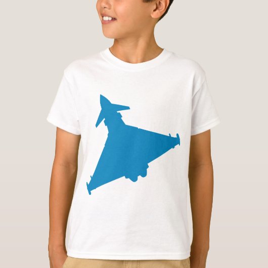ユーロファイター台風戦闘機ジェット Tシャツ (正面)