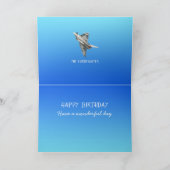 ユーロファイター台風誕生日 パーソナライズされた カード (内部)