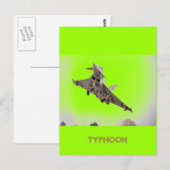 ユーロファイター台風 ポストカード (正面/裏面)