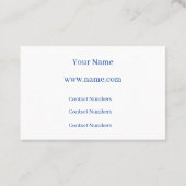 ユーロ名刺 名刺 (裏面)